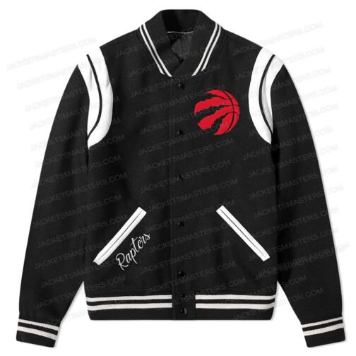 Toronto Raptors Black Teddy Wool Jacket