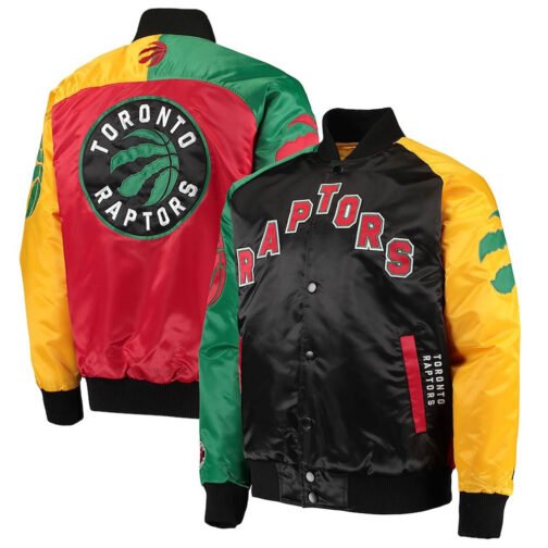 Ty Mopkins Toronto Raptors Satin Jacket - Image 5