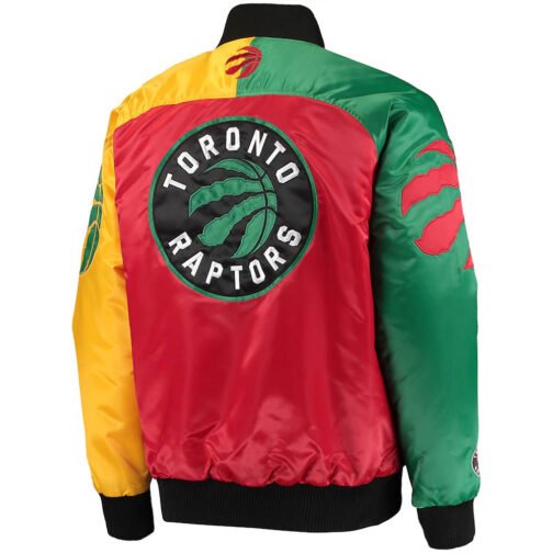 Ty Mopkins Toronto Raptors Satin Jacket - Image 4