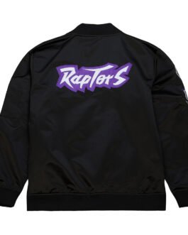 Toronto Raptors Vintage Logo Lightweight Satin Jacket