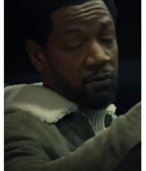 The Equalizer Season 02 Tory Kittles Suede Grey Jacket - Image 4