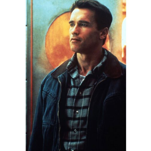 Total Recall Arnold Schwarzenegger Green Jacket - Image 11
