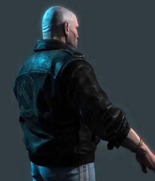 Trader STALKER 2 Black Leather Jacket - Image 2