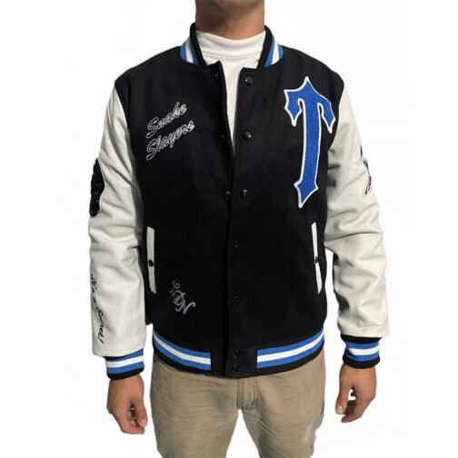 Trapstar Snake Slayers Varsity Jacket - Image 3