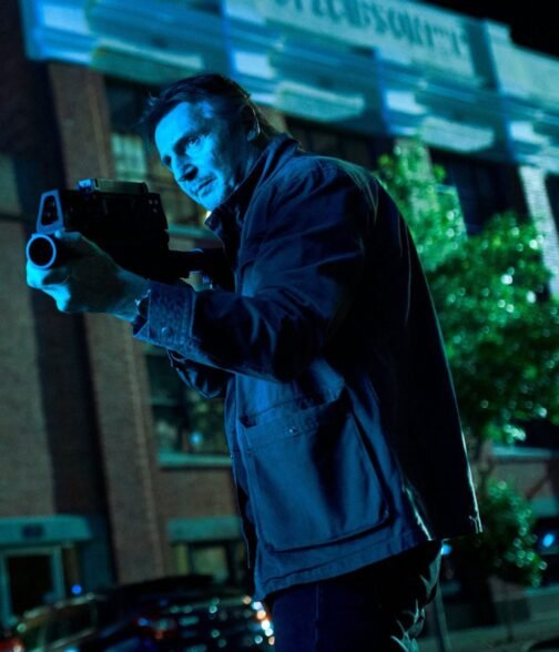 Blacklight Liam Neeson Grey Jacket - Image 3