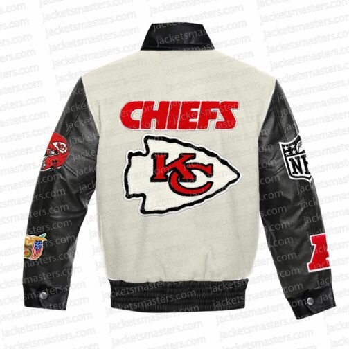 Kansas City Chiefs Travis Kelce Varsity Jacket - Image 3