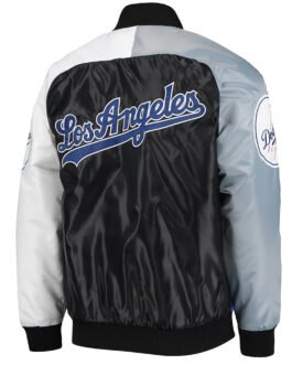 Royal/Gray Tri-LA Dodgers Color Satin Jacket