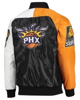 Tricolor Remix Phoenix Suns Purple/Orange/White Jacket