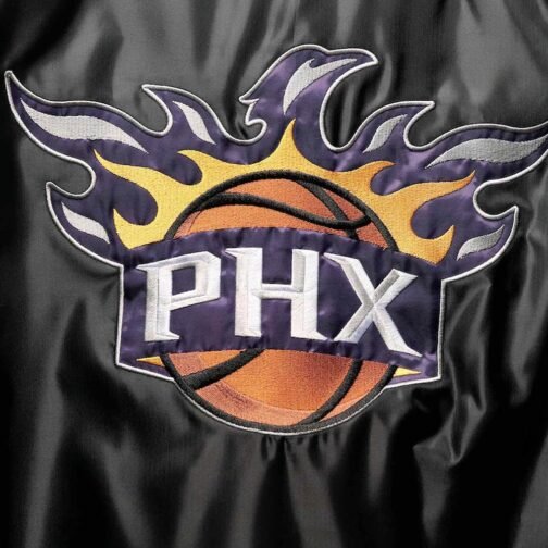 Tricolor Remix Phoenix Suns Purple/Orange/White Jacket - Image 4