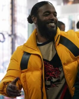 The Chi Season 05 Luke James Puffer Yellow Jacket