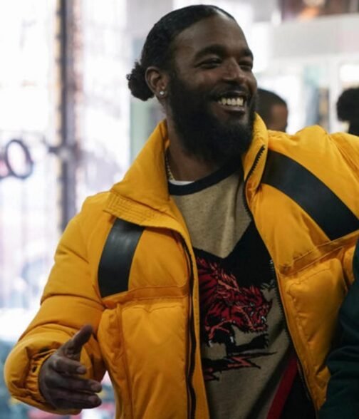 The Chi Season 05 Luke James Puffer Yellow Jacket