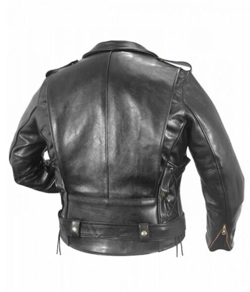 WWE Triple H Biker Leather Jacket - Image 3