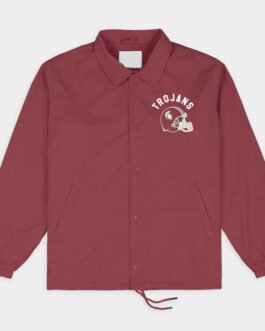 Retro Troy State Trojans Football Coaches Jacket