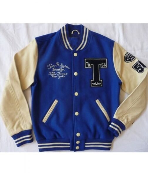 Braves NY Champs 1956 Brooklyn Letterman Jacket - Image 5