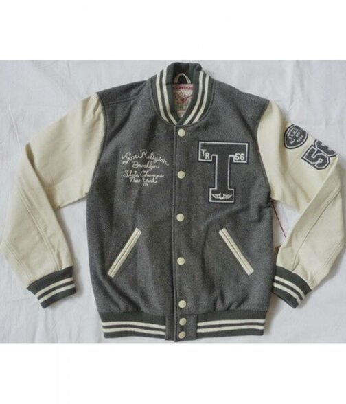 Braves NY Champs 1956 Brooklyn Letterman Jacket - Image 6