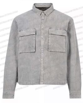 Richard Harmon Fakes Corduroy Gray Jacket