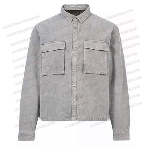 Richard Harmon Fakes Corduroy Gray Jacket