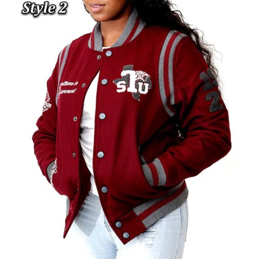 TSU Varsity Maroon Jacket - Image 6