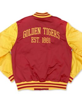 Tuskegee University Crimson and Gold Baseball Jacket