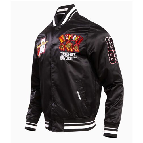 Tuskegee University Homecoming Rib Satin Jacket - Image 3