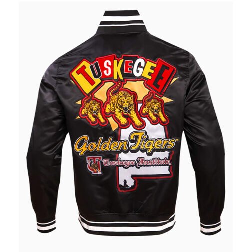 Tuskegee University Homecoming Rib Satin Jacket - Image 2