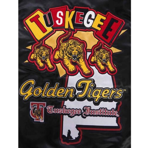 Tuskegee University Homecoming Rib Satin Jacket - Image 6