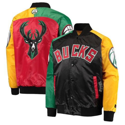 Ty Mopkins Milwaukee Bucks Satin Jacket - Image 3