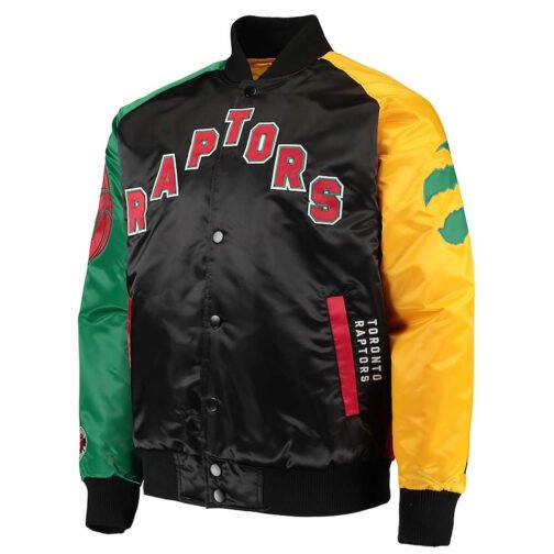 Ty Mopkins Toronto Raptors Satin Jacket - Image 3