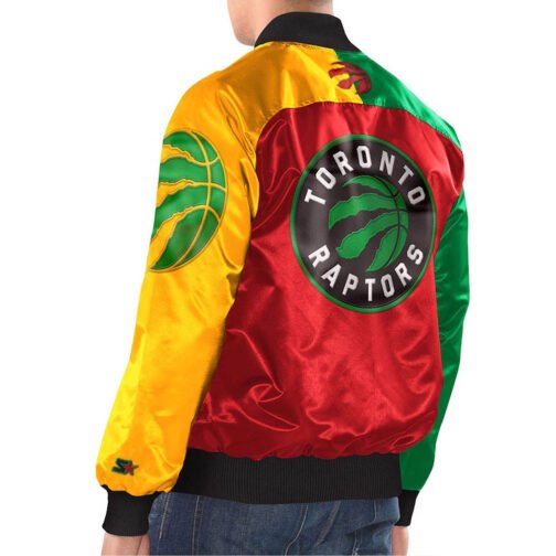 Ty Mopkins Toronto Raptors Satin Jacket - Image 2