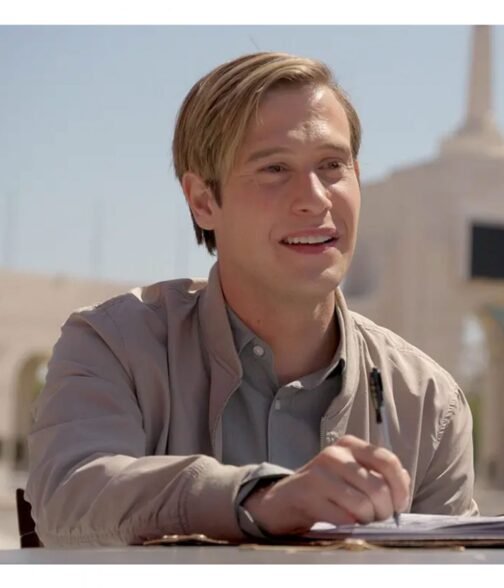 Life After Death Tyler Henry Beige Bomber Jacket - Image 2