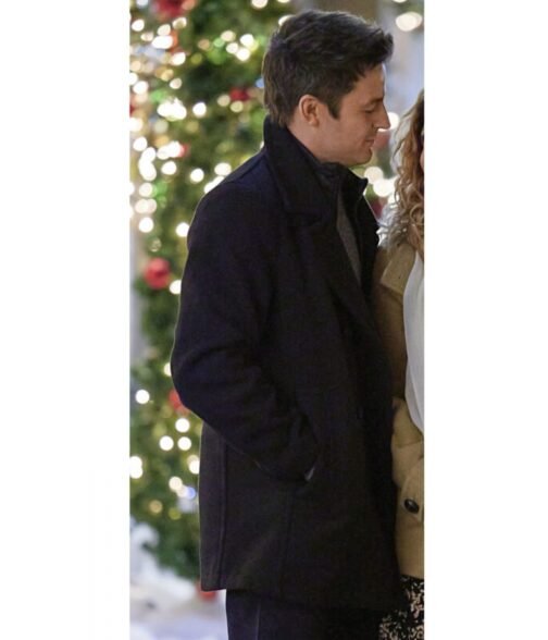 Tyler Hynes An Unexpected Christmas Wool Peacoat - Image 6