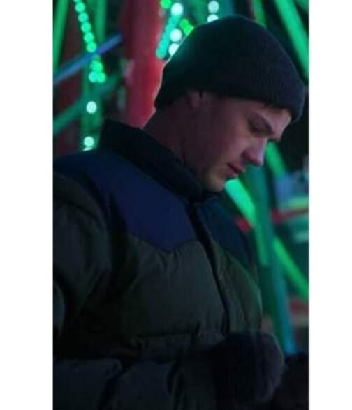 Locke and Key Season 02 Connor Jessup Green Puffer Jacket - Image 8