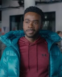 Partner Track Bradley Gibson Blue Puffer Jacket