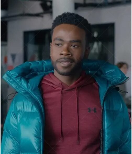 Partner Track Bradley Gibson Blue Puffer Jacket