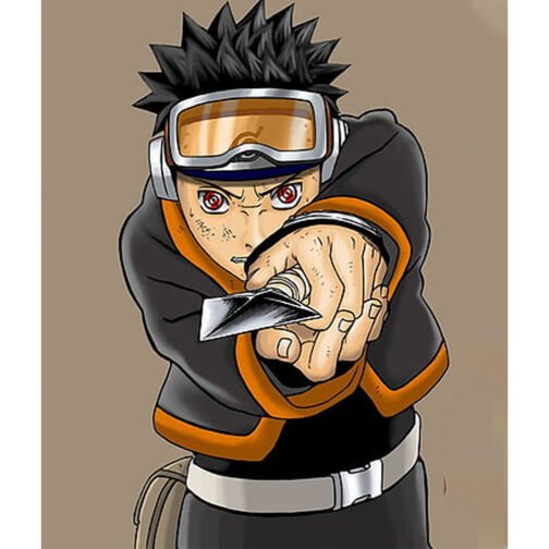 Uchiha Obito Naruto Cropped Black Jacket - Image 6