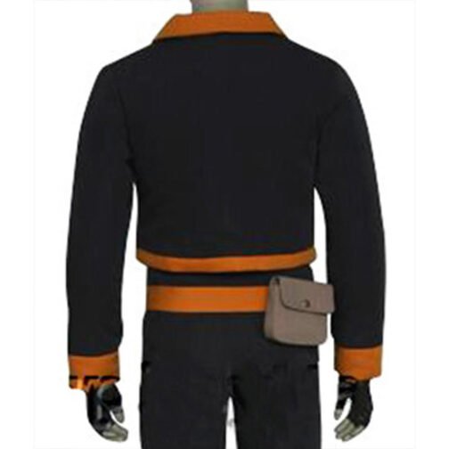 Uchiha Obito Naruto Cropped Black Jacket - Image 3