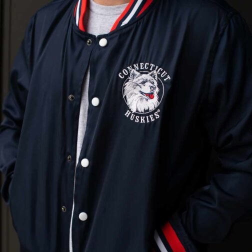 University of Connecticut Script Bomber Jacket - Image 3