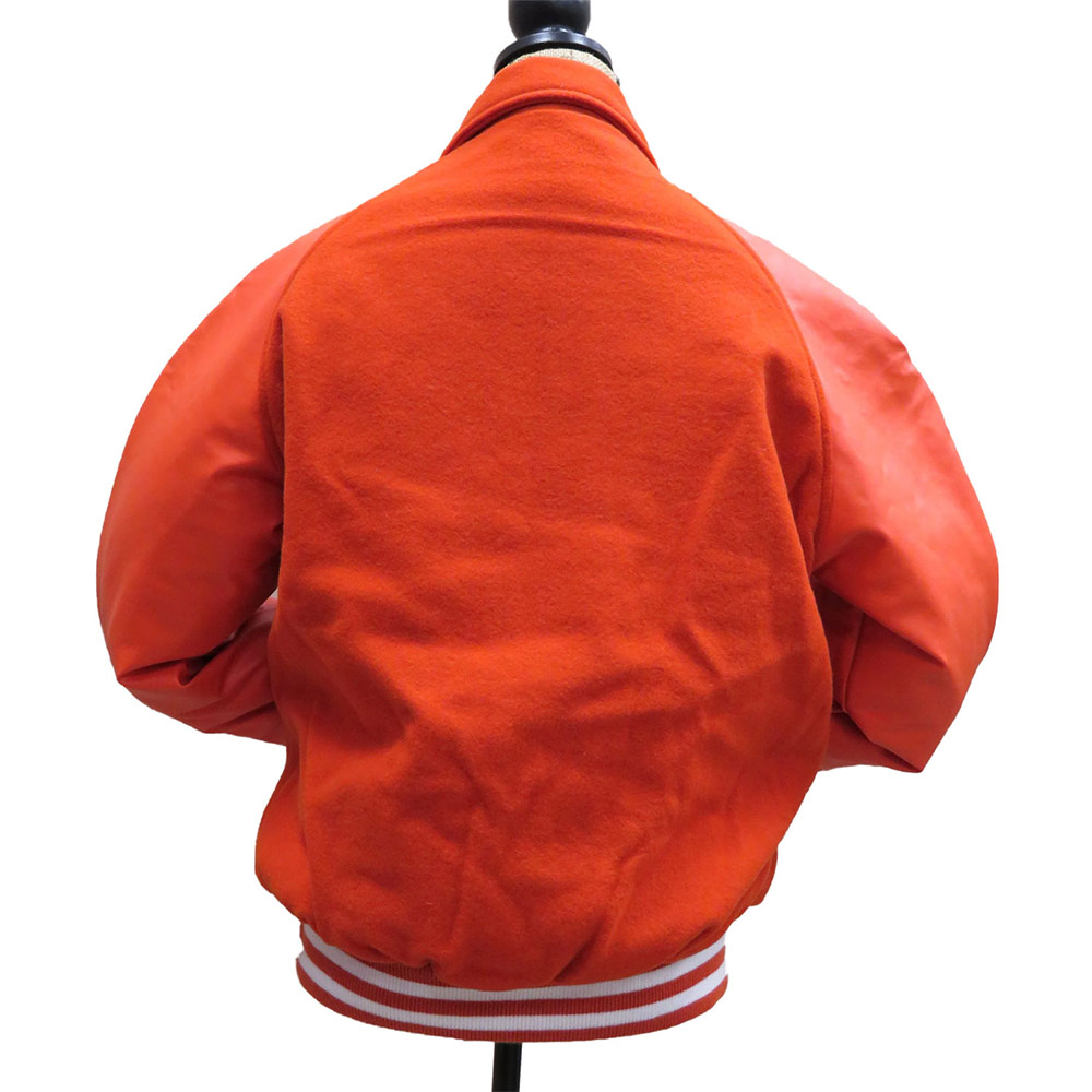 United South High School Orange Varsity Jacket - Image 2