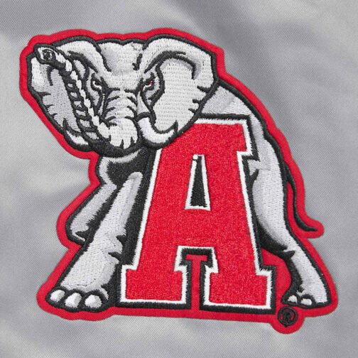 University of Alabama Classic Rib Satin Jacket - Image 7