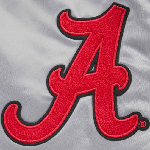 University of Alabama Classic Rib Satin Jacket - Image 8