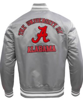University of Alabama Classic Rib Satin Jacket