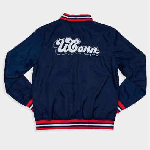 University of Connecticut Script Bomber Jacket - Image 2