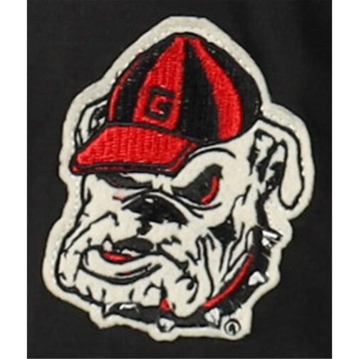 University of Georgia Black Satin Windbreaker - Image 5