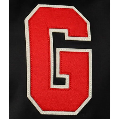 University of Georgia Black Satin Windbreaker - Image 6
