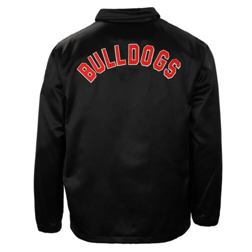 University of Georgia Black Satin Windbreaker - Image 2