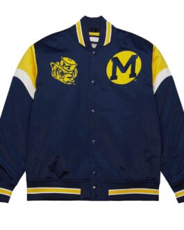 University of Michigan Heavyweight Satin Jacket