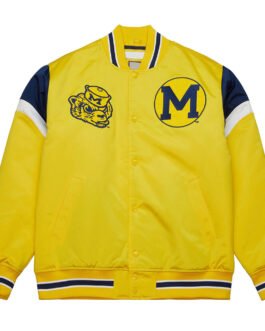 University of Michigan Heavyweight Satin Jacket