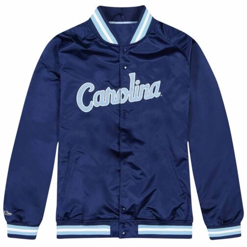 university of north carolina navy satin jacket - Image 4