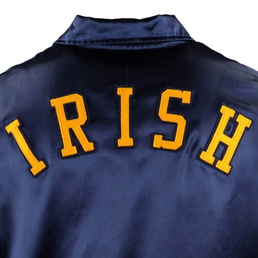 University of Notre Dame Kelly Green Satin Windbreaker - Image 9