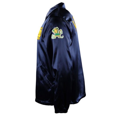 University of Notre Dame Kelly Green Satin Windbreaker - Image 5